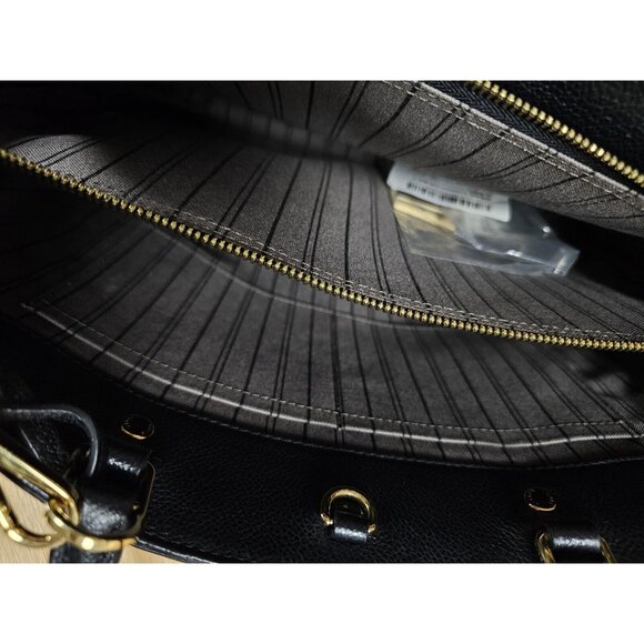LOUIS VUITTON Montaigne Large GM Empreinte Black Shoulder Leather Bag Satchel - Picture 13 of 16